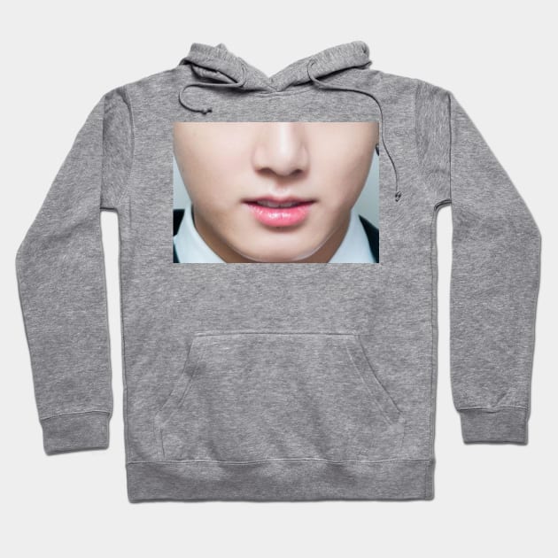 bts army jungkook face mask Hoodie by thehollowpoint